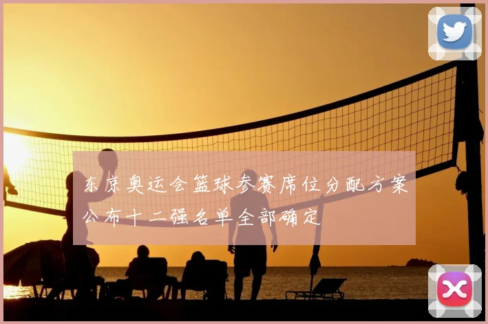 东京奥运会篮球参赛席位分配方案公布十二强名单全部确定