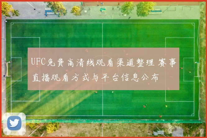 UFC免费高清线观看渠道整理 赛事直播观看方式与平台信息公布
